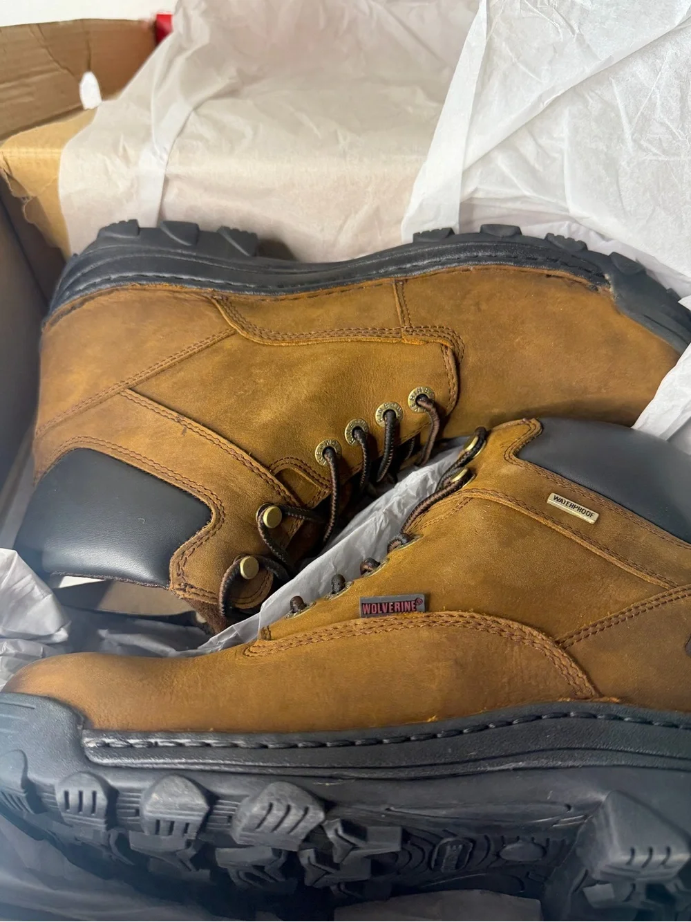 Wolverine Durbin 6” Waterproof Steel Toe Boots Men’s 10M